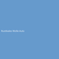 Rustikales Wolle-Auto