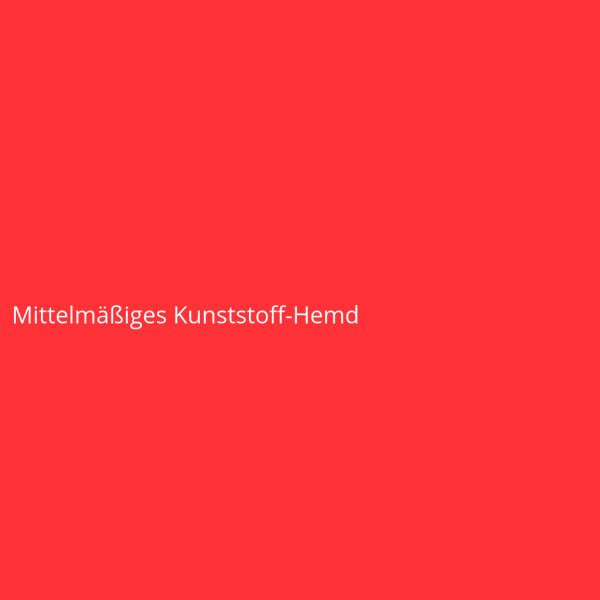 Mittelmäßiges Kunststoff-Hemd