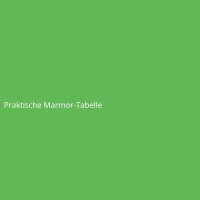 Praktische Marmor-Tabelle