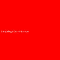 Langlebige Granit-Lampe