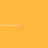 Mittelmäßige Stahl-Uhr