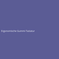 Ergonomische Gummi-Tastatur