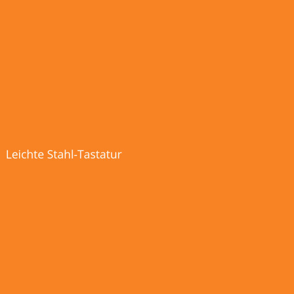 Leichte Stahl-Tastatur