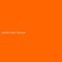 Leichte Stahl-Tastatur