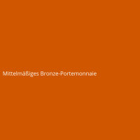 Mittelmäßiges Bronze-Portemonnaie